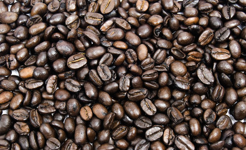 Full frame shot of coffee beans