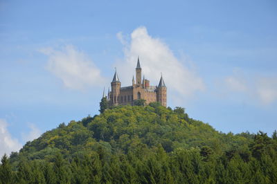 Low angle view of historical building against sky