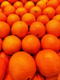 Full frame shot of oranges