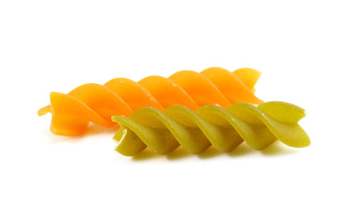 Close-up of yellow pepper against white background