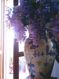 Plant with flowers in foreground