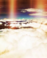 Scenic view of sky at sunset