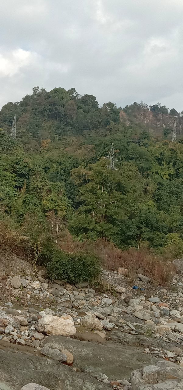 SCENIC VIEW OF LANDSCAPE AND MOUNTAINS AGAINST SKY