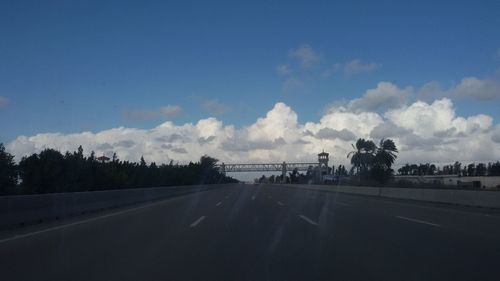 Highway against sky