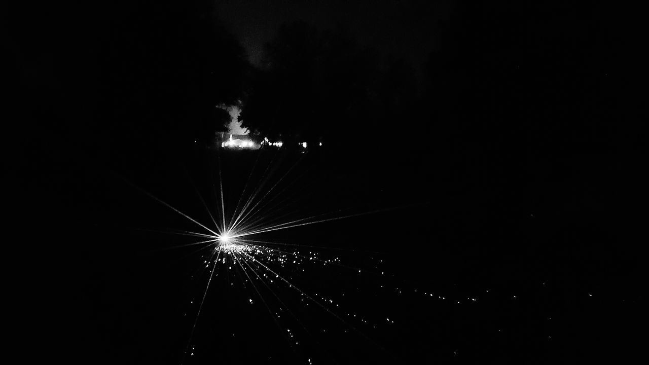 FIREWORKS IN SKY AT NIGHT