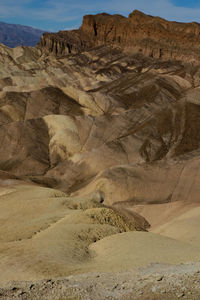 Scenic view of desert against sky