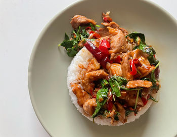 Close-up of food in plate