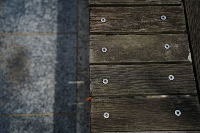 Full frame shot of metallic door