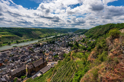 City view on kobern-gondorf on the moselle