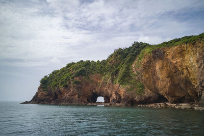 Scenic of koh talu island bang saphan noi, prachuap khiri khan, thailand.