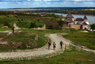 Scenic view of landscape against sky