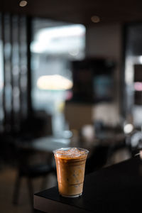 Close-up of coffee on table in cafe