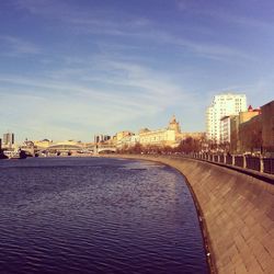 River with buildings in background