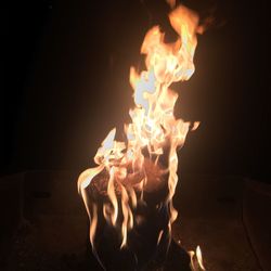Close-up of bonfire