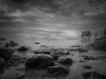 Rocks on beach