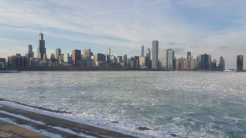 City skyline against sky