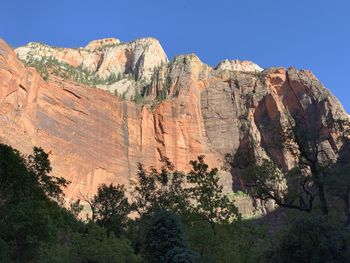 Scenic view of rock formations