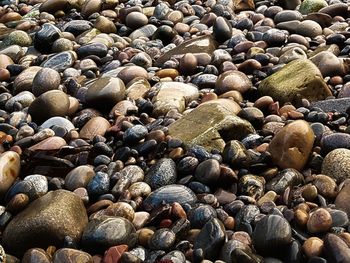 Full frame shot of pebbles