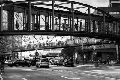 View of bridge in city