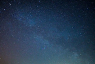 Low angle view of milky way