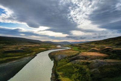 Scenic view of landscape against sky