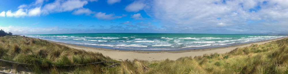 Panoramic view of sea against sky