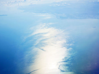 Low angle view of blue sky