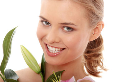 Portrait of woman smiling
