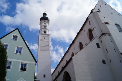 Low angle view of building against sky