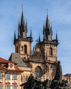 Tyn church in prague, czech republic