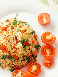 Close-up of food on plate