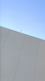 Low angle view of building against clear sky