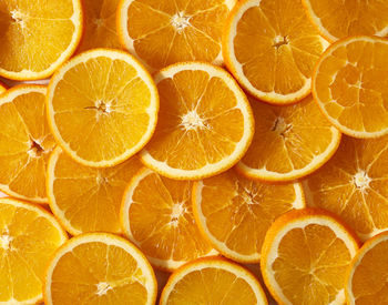 Full frame shot of orange fruit