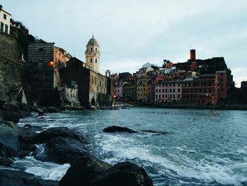Buildings at waterfront