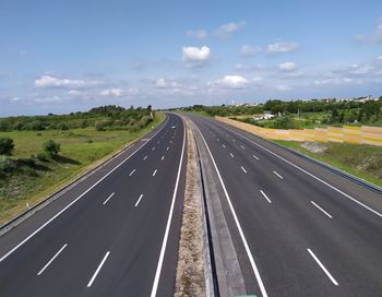 View of highway against sky