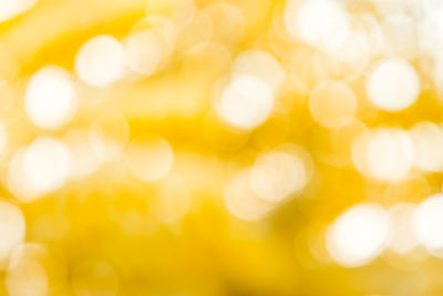 Defocused image of illuminated lights