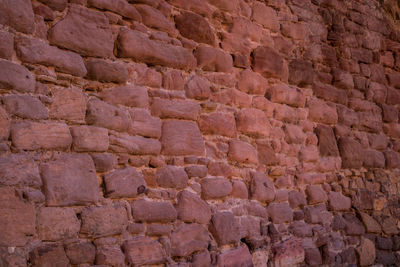 Full frame shot of stone wall