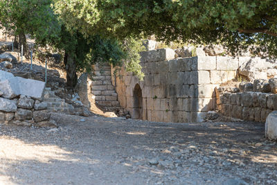 View of old ruins