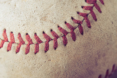 Close-up of ball on sand