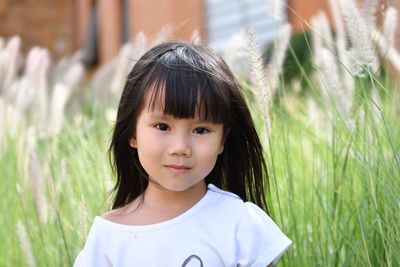 Portrait of cute girl