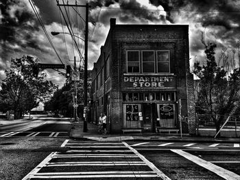 Low angle view of building against clear sky