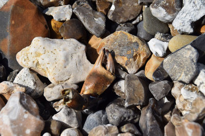 Full frame shot of stones