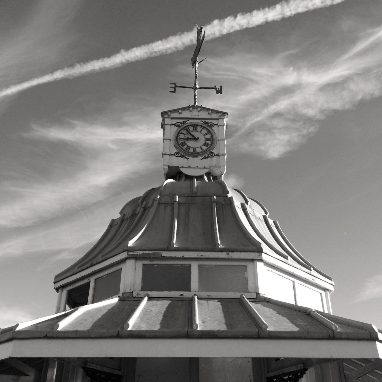 Compass and clock