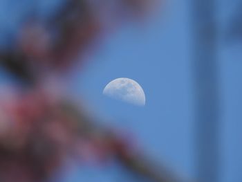 Close-up of moon in sky
