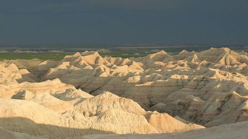 Rock formations in desert