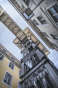 Low angle view of buildings against sky