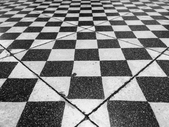 Full frame shot of tiled floor