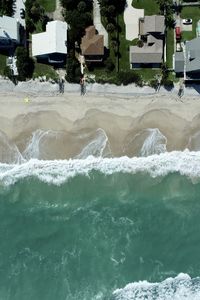 Group of people on sea shore