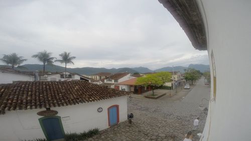 Panoramic view of city against sky