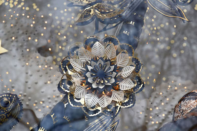 Close-up of christmas decoration